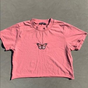 Brandy Melville Helen Butterfly Top